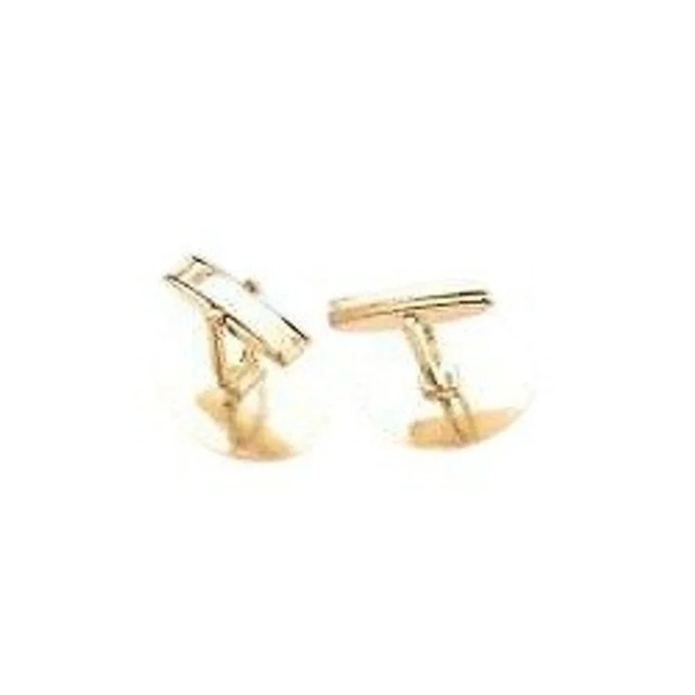 Vintage Men's Raw Amethyst Rock‎ Crystal Gem Silver Plated Cufflinks